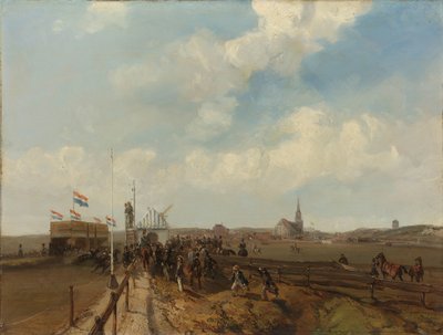Hipódromo de Scheveningen, inaugurado el 3 de agosto de 1846 de Charles Rochussen (signed by artist)
