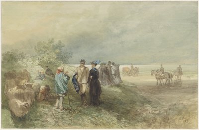 En la costa del Zuiderzee de Charles Rochussen