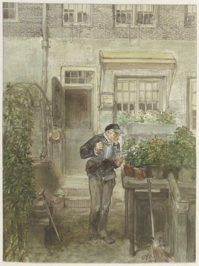 El amante de las flores de Charles Rochussen