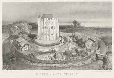 Castillo del siglo XI (título sobre objeto) de Charles Rochussen