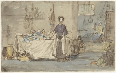 Interior de la cocina de Charles Rochussen