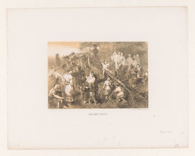 fiesta de mayo A May Tour (título sobre el objeto) de Charles Rochussen