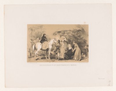 Mujer a caballo
Holandeses en la época sajona-francesa (título en el objeto) de Charles Rochussen