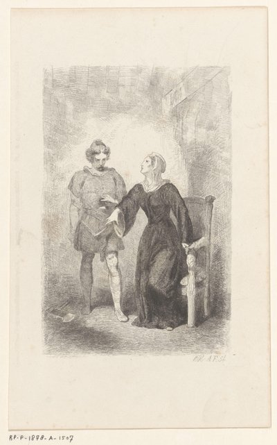 Wilfried con su madre de Charles Rochussen