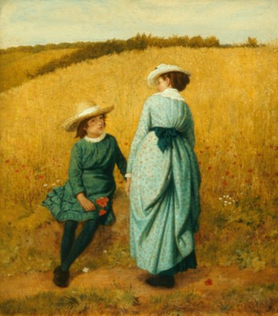 Campo de amapolas de Charles Rossiter