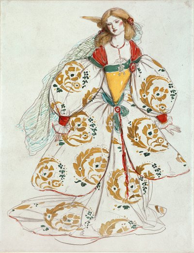 Diseño de vestuario, c. 1850-1880 de Charles S Ricketts