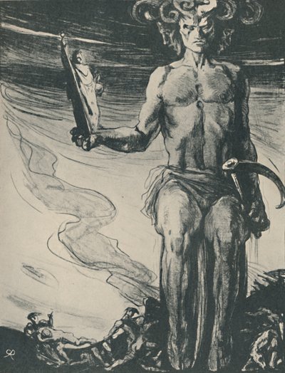 Póster para The Dynasts de Thomas Hardy, 1919 de Charles S Ricketts