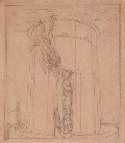 El Laberinto en el que estaba el Toro Biforme, finales del siglo XIX de Charles S Ricketts