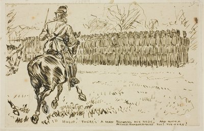 Una Inspección Militar de Charles Samuel Keene
