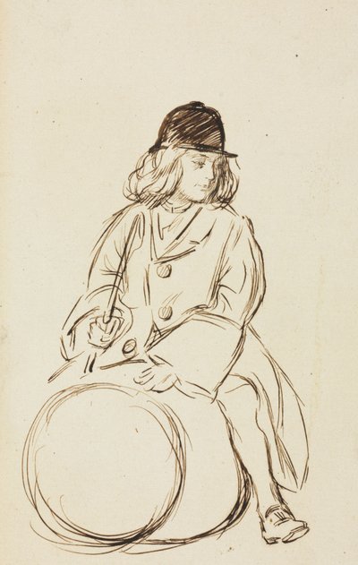 Retrato de Little Corbauld de Charles Samuel Keene