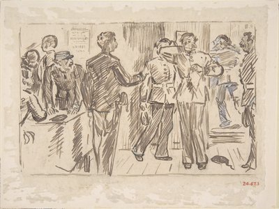 La lágrima del soldado - Vieja canción, ca. 1879 de Charles Samuel Keene