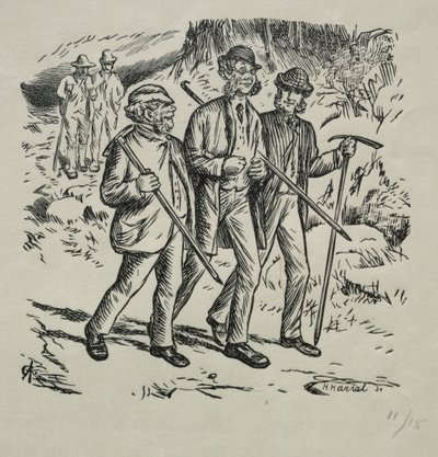 Los tres nombres, 1869 de Charles Samuel Keene