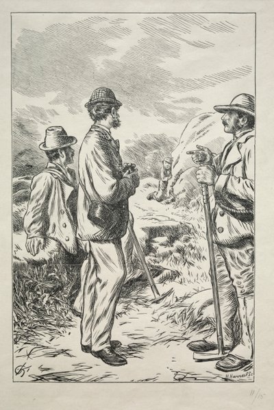 Los tres nombres, 1869 de Charles Samuel Keene