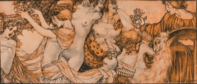 Una ilustración del Rubaiyat de Omar Khayyam, principios del siglo XX 1914-1915 de Charles Sergeant Jagger