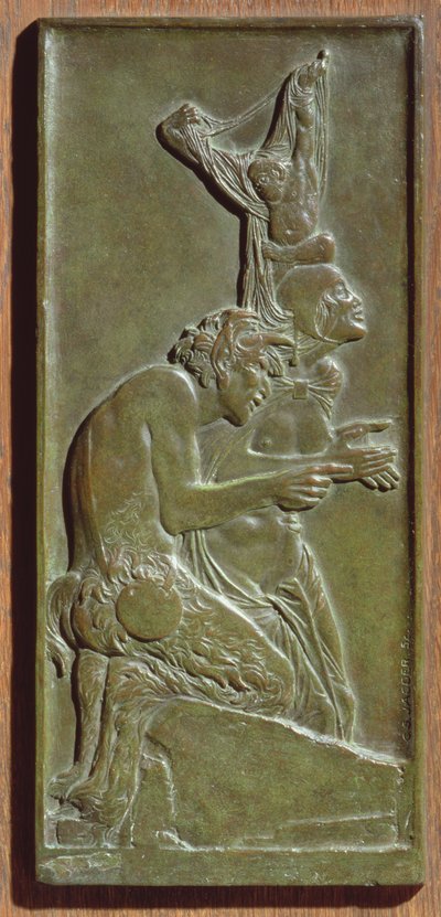 Ninfa y sátiro, c.1930 de Charles Sergeant Jagger