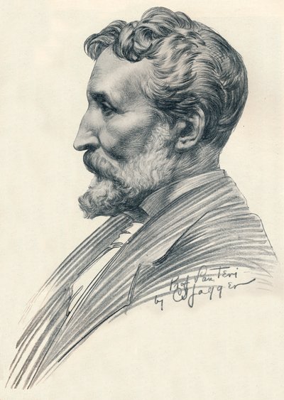 Édouard Lantéri, escultor y medallista británico de origen francés, c20th century 1914-1915 de Charles Sergeant Jagger