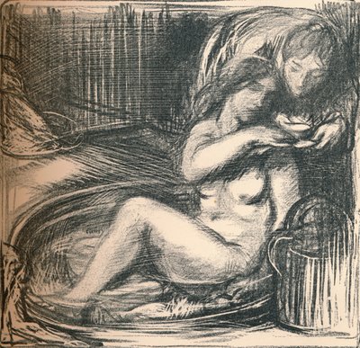 La taza de té, c. 1891 de Charles Shannon