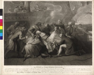 Lord Robert Manners (1758-1782) La muerte de Lord Robert Manners de Charles Sherwin