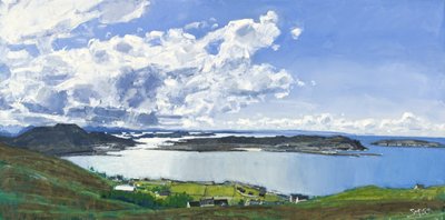 Más allá de Altandhu, 2011 (óleo sobre lienzo) de Charles Simpson