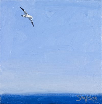 Alcatraz, 2010 (óleo sobre lienzo) de Charles Simpson