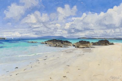 Verano en Iona (El dedo), 2015 (óleo sobre lienzo) de Charles Simpson