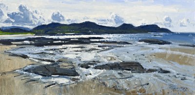 Marea baja, Portuairk, 2010 (óleo sobre lienzo) de Charles Simpson
