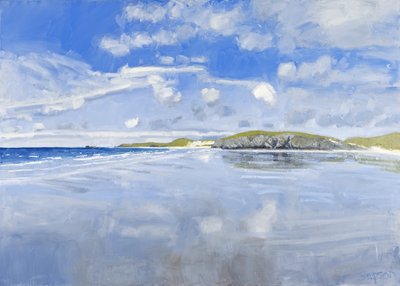 Noroeste (Balnakeil), 2011 (óleo sobre lienzo) de Charles Simpson
