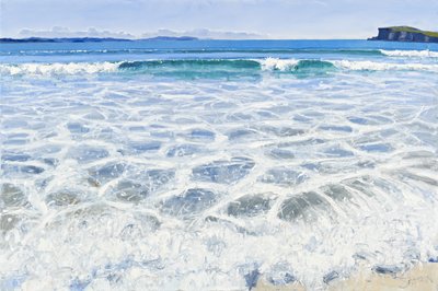 Oldshoremore Sea, 2010 (óleo sobre lienzo) de Charles Simpson