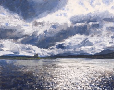 Passing Duart, 2017 (óleo sobre lienzo) de Charles Simpson