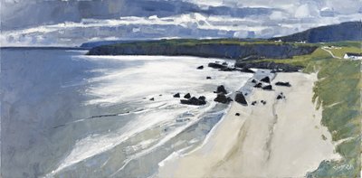 Bahía de Sango, 2011 (óleo sobre lienzo) de Charles Simpson