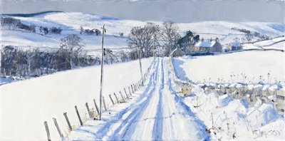 Nieve, Newhall, 2010 (óleo sobre lienzo) de Charles Simpson