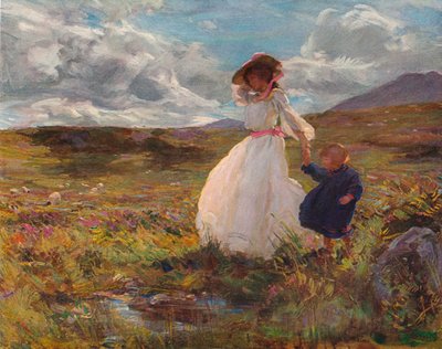 Sol y Viento, c1907 de Charles Sims