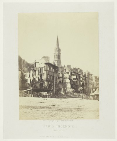 Incendio en París (Place de Saint-Cloud) de Charles Soulier