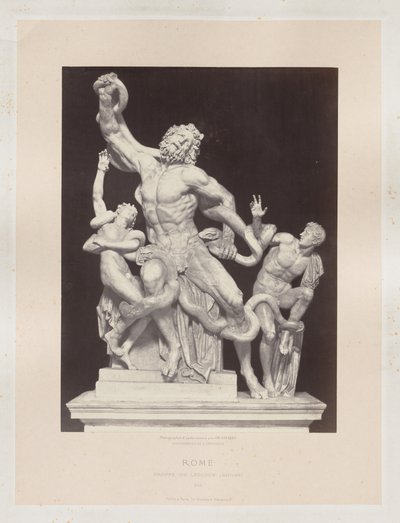 Roma: Grupo de Laocoonte Vaticano de Charles Soulier