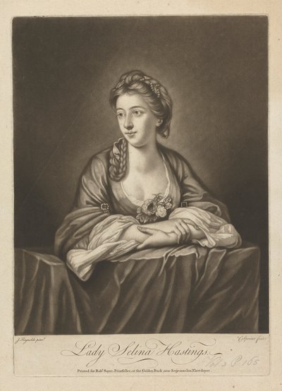 Lady Selina Hastings (de soltera Shirley), Condesa de Huntington de Charles Spooner
