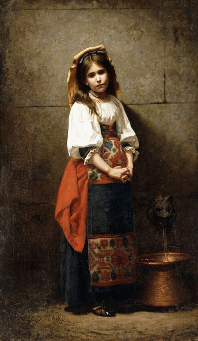 La italiana de Charles Sprague Pearce