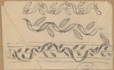 Estudios para Diseños de Bordes de Charles Sprague Pearce