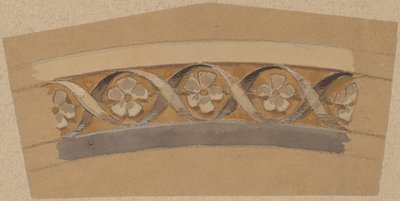 Estudio para un diseño de borde de Charles Sprague Pearce