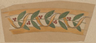 Estudio para un diseño de borde de Charles Sprague Pearce