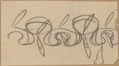 Estudio para un diseño de borde de Charles Sprague Pearce
