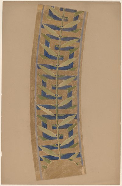 Estudio para un diseño de borde de Charles Sprague Pearce