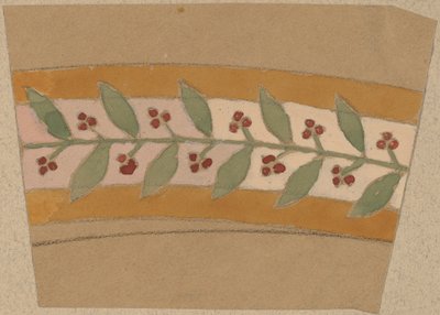Estudio para un diseño de borde de Charles Sprague Pearce