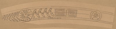 Estudio para un diseño de borde de Charles Sprague Pearce