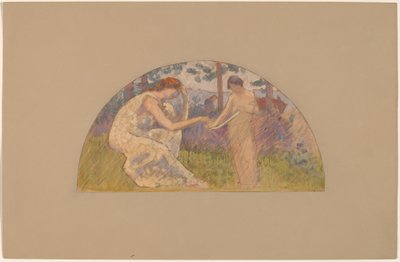 Estudio para una Luneta de Charles Sprague Pearce