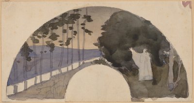 Estudio para un arco de Charles Sprague Pearce