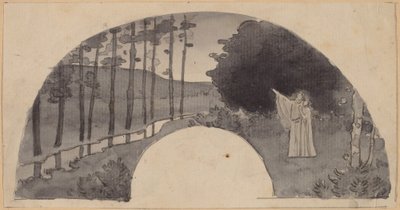Estudio para un Arco de Charles Sprague Pearce