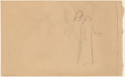 Estudio de figuras (verso) de Charles Sprague Pearce