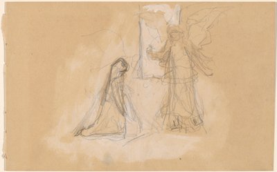 Estudio de una figura desde atrás (recto) de Charles Sprague Pearce
