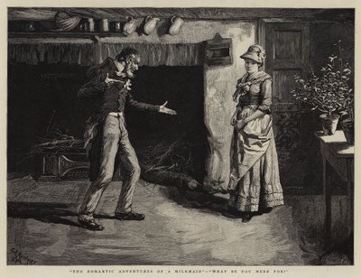 Las aventuras románticas de una lechera, ¿Qué haces aquí? de Charles Stanley Reinhart
