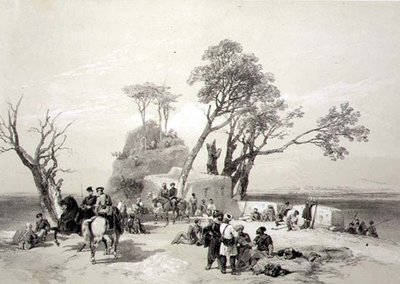 Panjab: Puesto Avanzado de Rhodawala Ocupado por los Piquetes Británicos el 10 de Febrero de 1845, lámina 8 de 